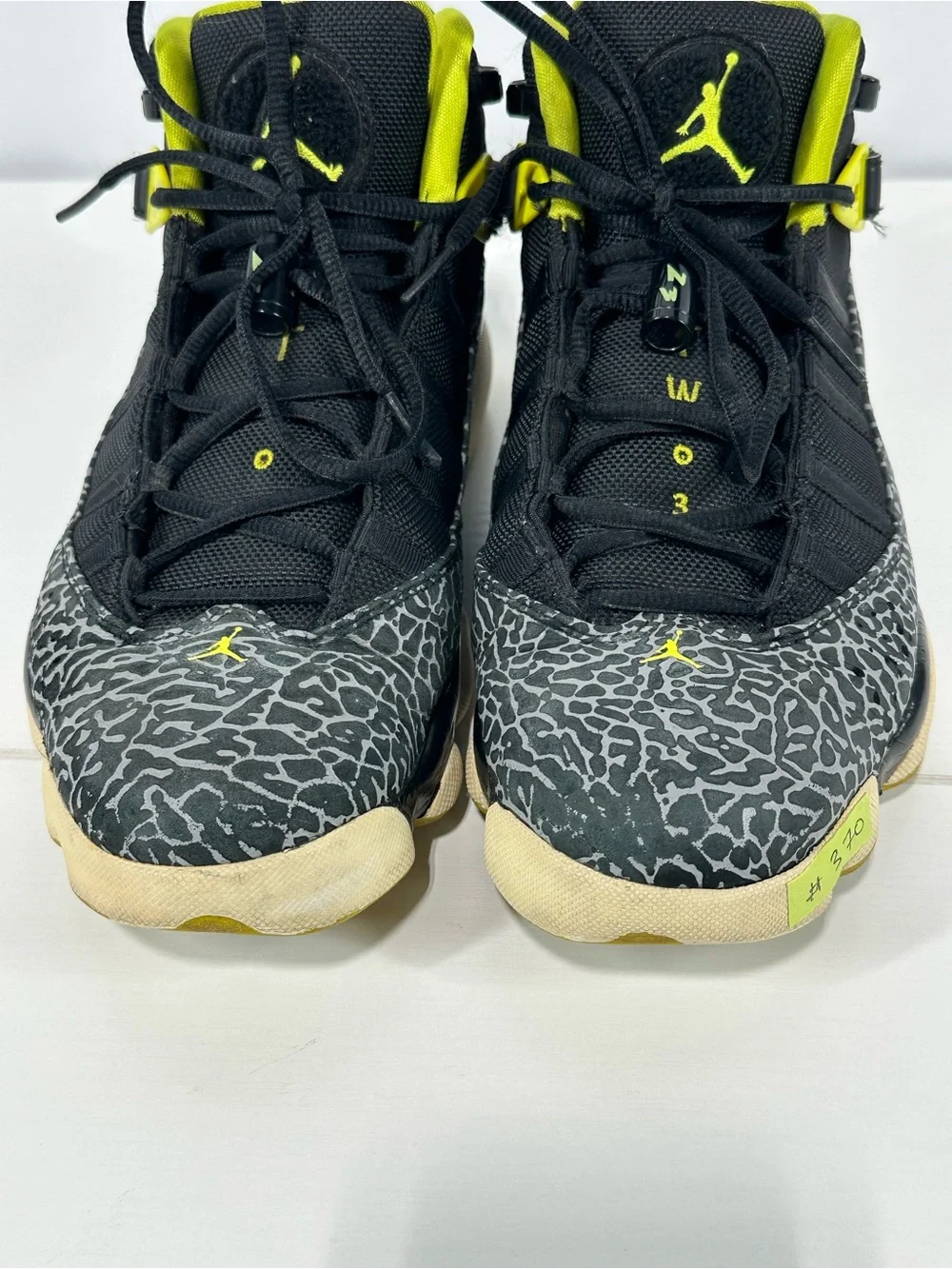 #370 Jordans 6 Rings Black/Venom Men’s Sz 8.5